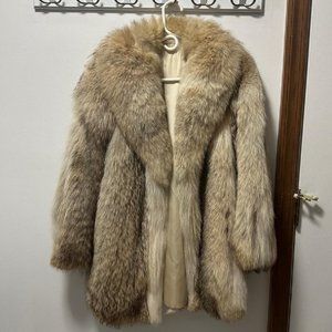 Fox fur coat